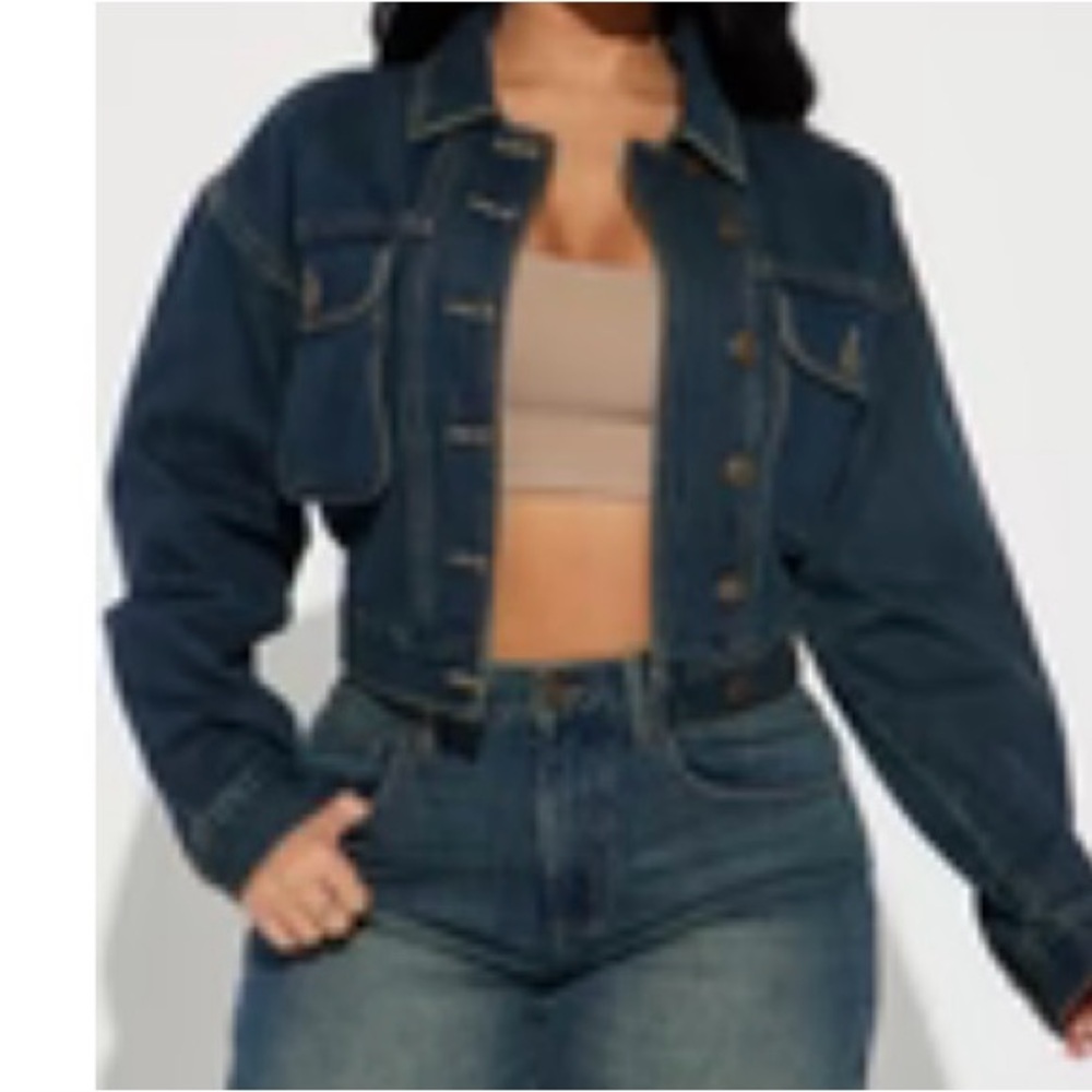 Fashion Nova Blue Denim Jacket